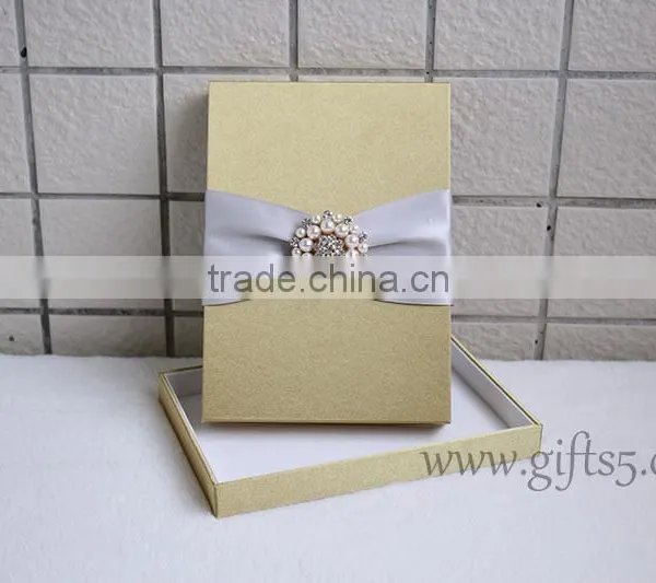 Handmade Luxury Wedding Invitation Boxes Wholesale photo-5