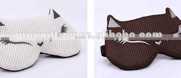 Fashion Design Eye Shade Fox Shape Remove Dark Circles Steam Warm Sleeping Eye Mask With Gel Ice Pack photo-3