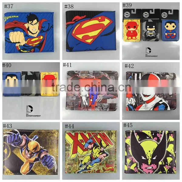 Superman Batman Wallet Marvel DC Comics Iron Man Batman Spider Man Superman Character Wallets Purse photo-6