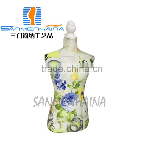 Plant Printing Elastic Fabric Female Mannequin photo-2