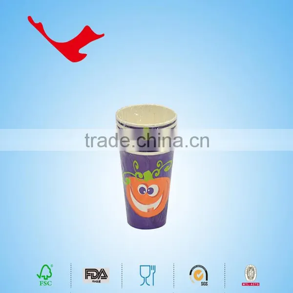 Fancy Paper Products 9oz(low) PE Coated Disposable Design Your Own Paper Cups for Halloweens photo-5