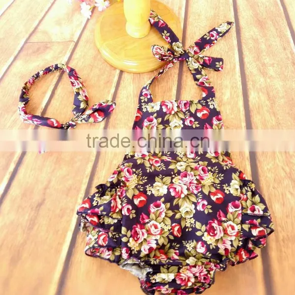 Summer Newborn Baby Roompers photo-4