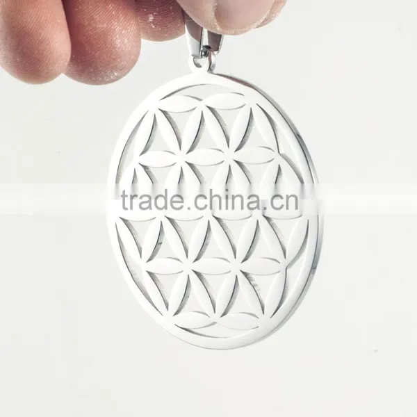 Custom Size Stainless Steel Chakra Jewelry Pendant for Sale photo-2