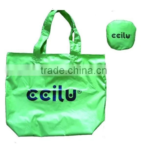 Candy-paint Polyester Folding Shopping Bag photo-5