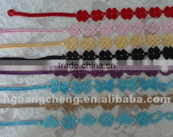 African Embroidery Polyester Design Bracelet Lace Trim