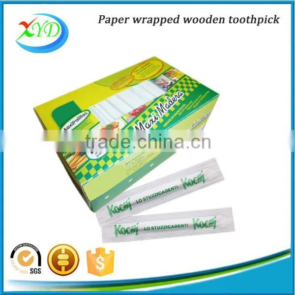 2016 High Quality 4 Sides Paper Wrapped Toothpick in China Factory photo-5