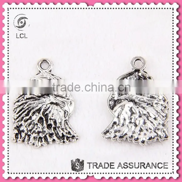 Vintage Animal Pendant Owl Shaped, for Necklace Imitate Silver Owl Pendant photo-3