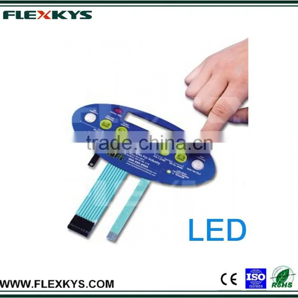 LED Tactile Flex Pad Button Waterproof Membrane Switches photo-5