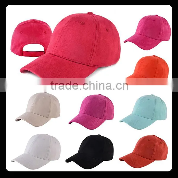 6 Panel Suede Plain Dad Hat photo-4
