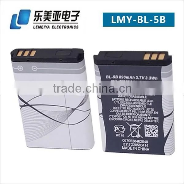 3.7v External Lithium Ion Polymer Batteries for Nokia Bl-5c Battery photo-5