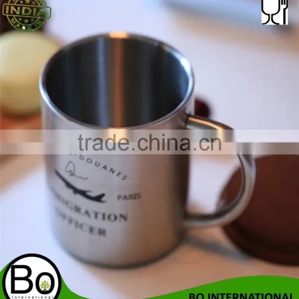 Stainless Steel Double Layer (Wood Cup Lid)Mug Coffee Cups Caneca Beer Cup Coffee Mug Taza Copo Fast Shipping With Guarantee photo-4