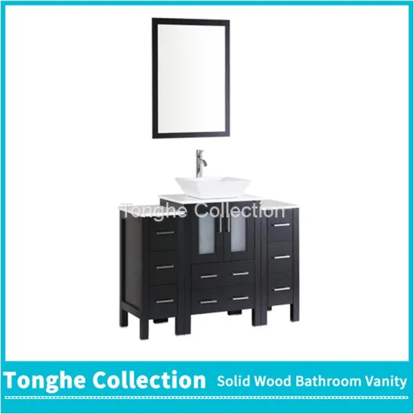 Tonghe Collection Espresso Bathroom Furniture Vanity Combo photo-3