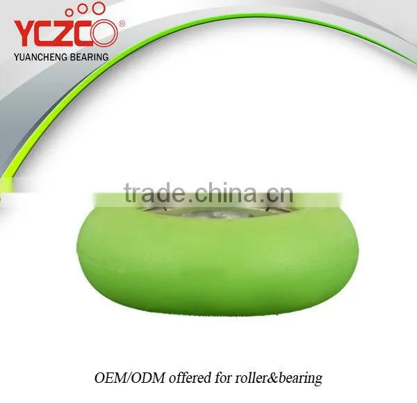625 Green Polyamide Plastic no Groove Pulley photo-2