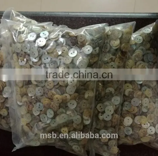 Cheap Natural Japan Akoya Shell Buttons for Shirt Cuff photo-3