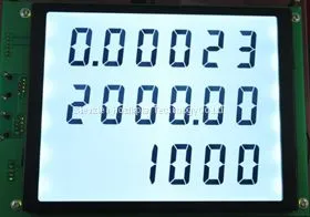 LCD Display Screen of Tanker