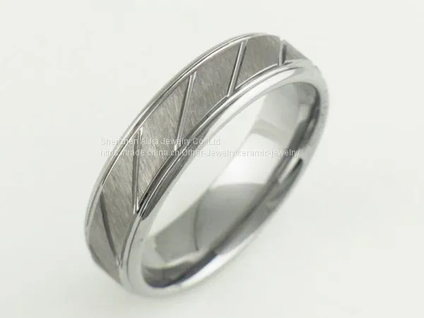 3mm Women Zirconia Ceramic Jewelry Ring Black For Party photo-3
