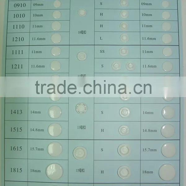 Size 20 Baby Diaper Plastic Snap Fasteners photo-3