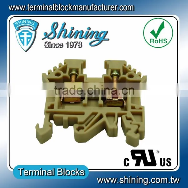 TF-4 Euro Type 600V 35A Screw Clamp 4mm Din Barrier Strip photo-2