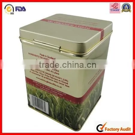 Delicate Small Square Cosmetics Plain Tin Case photo-6