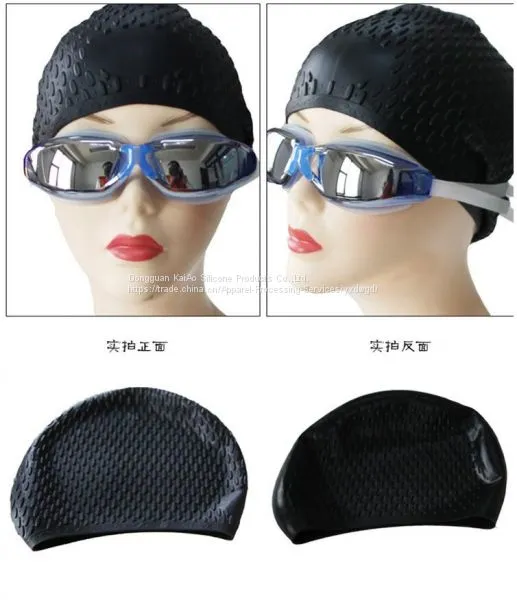 Soft Swim Hats for Women Silicone Swimming Cap photo-2