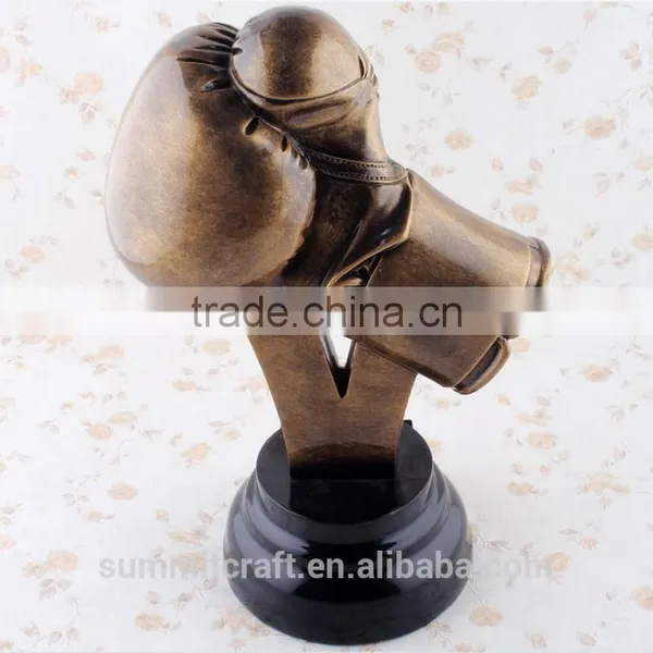 Wholesale Resin Boxing Trophies Souvenir Fist Trophy photo-2