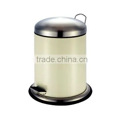 3 Litre Pedal Advertising Stainlee Steel Trash Bin Blue photo-4