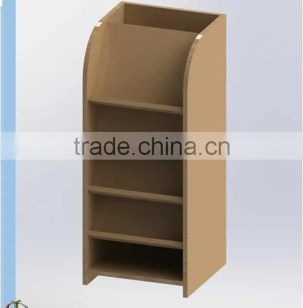 MED5222 4 Tier MDF Slope Newspaper Stand photo-2