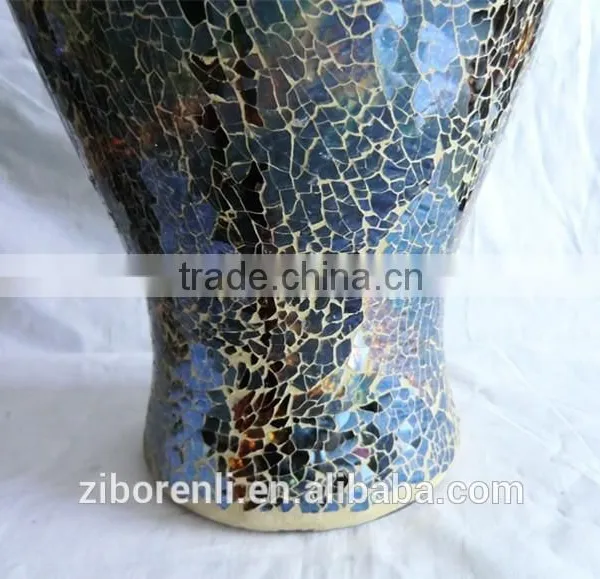 Crackle Vintage Unique Vase for Wedding Decoration photo-5
