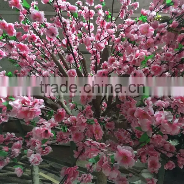 Artificial Cherry Flower Tree Artificial Tree Silk Cherry Branch Home Decoration Faux Cherry Blossom photo-3