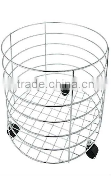 Chrome Plate Wire Towel Basket YZ4118C photo-2