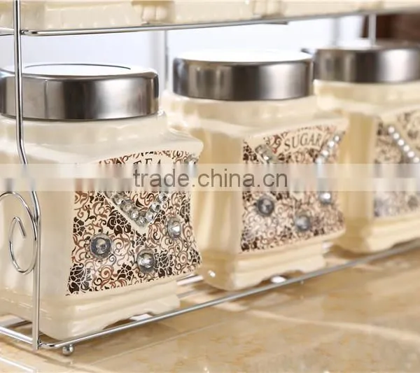 Fashion Design Ceramic Canister Set photo-5