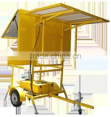 Mobile LED Variable Message Signs VMS Trailer For Sale photo-5