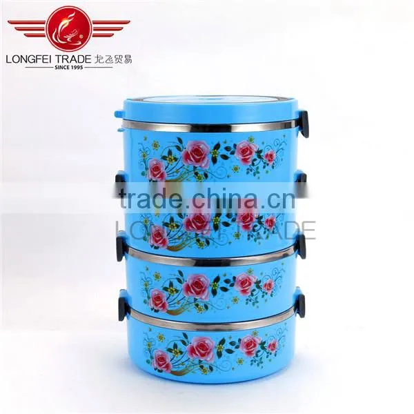 Promotional Gift 4 Layer Thermal Bento Lunch Box / 1L*4 Thermal Lunch Box With Lock photo-2