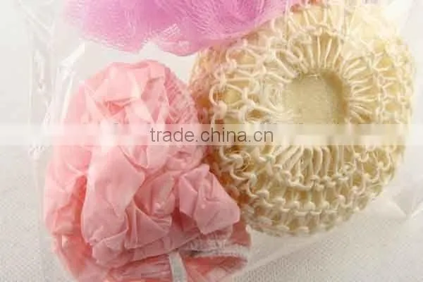 2017 Hot Style 4PC Bathroom Set (bath Brush + + Bath Ball Grinding Stone Feet + Shower Cap) photo-2