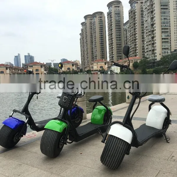 60V 1000W 18 Inch Fat Tire Electric Scooter Citycoco Harley Electric Bike photo-6