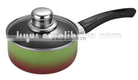8pcs Rainbow Color Changing Aluminum Nonstick Cookware Set photo-2