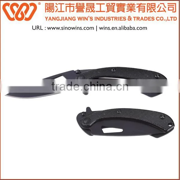 Promotional Single Titanium Blade Knife Stainless Steel Pocket Knife photo-6