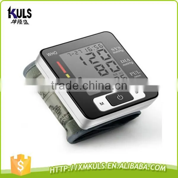 Automatic Extra Large LCD Portable Health Medical Home Use Digital Wrist Blood Pressure Monitor photo-2