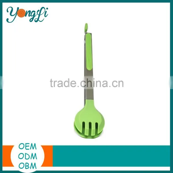 Easy Life Silicone Food Clip Stainless Steel Serving Tongs photo-3