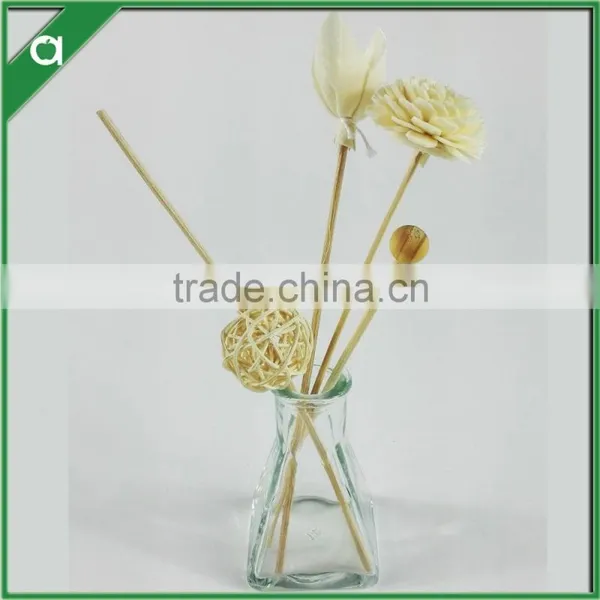 Square Bottom Subuliform Glass Bottle for 50ml Reed Diffuser With Glass Stopper photo-4