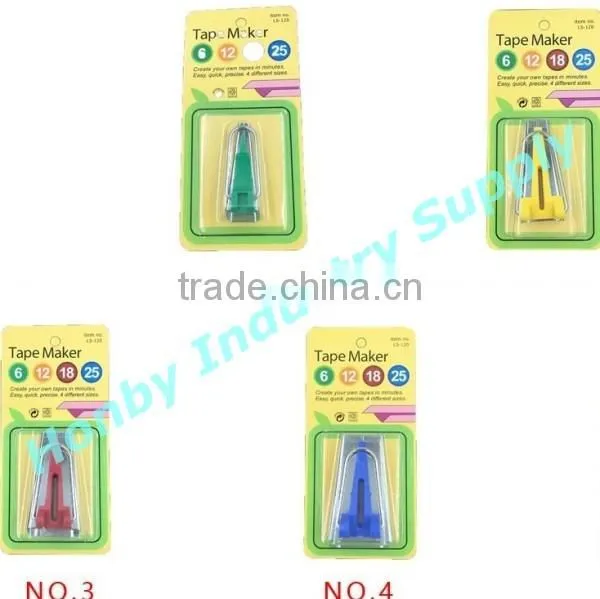 6mm 12mm 18mm 25mm Fabric Tape Piping Guide Quilting Bias Binding Maker photo-4