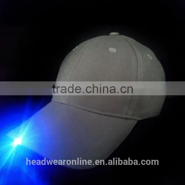 Customized Cheap Blank 6 Panel Baseball Caps With Led Light photo-6