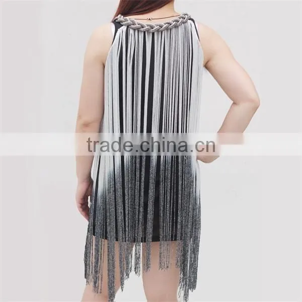 Best Selling Charming Tie Dye Tassel Dress photo-2