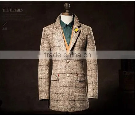 Casual England Style Color Men Coat Winter Coat photo-5