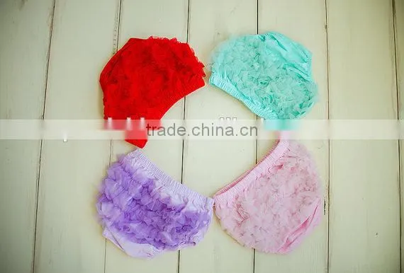 Sold Pink Vintage Baby Bloomer Ruffle Underwear Size From Newborn to 24 Month photo-4
