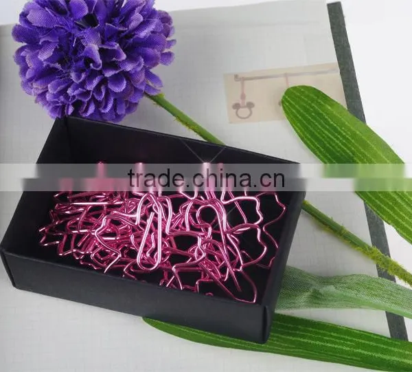 Customizable Planner Clip Stainless Steel Plating Flower Shape Paper Clip photo-4