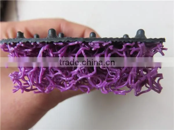 13mm 3.7kg/sqm Cheap and Eco-friendly Double Color PVC Car Mat With Nail Backing for Malaysia Market photo-2