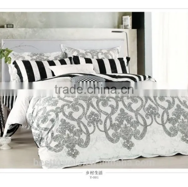 Custom Good Quality European Style Satin Bedding Set photo-4