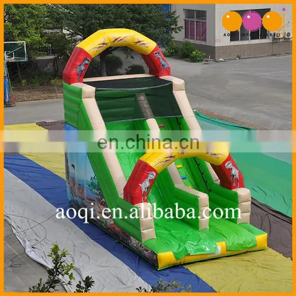 Toys for Kids Playground Dinosaur Inflatable Slide With the Painting photo-3
