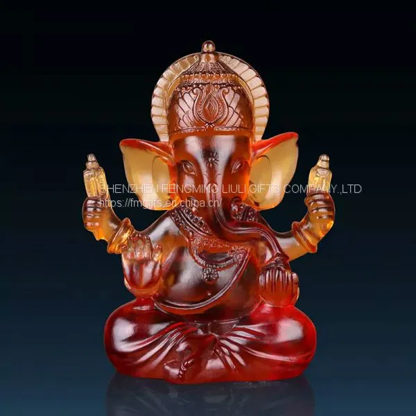 Small Crystal Hindu Ganesha God as Wedding Souvenir